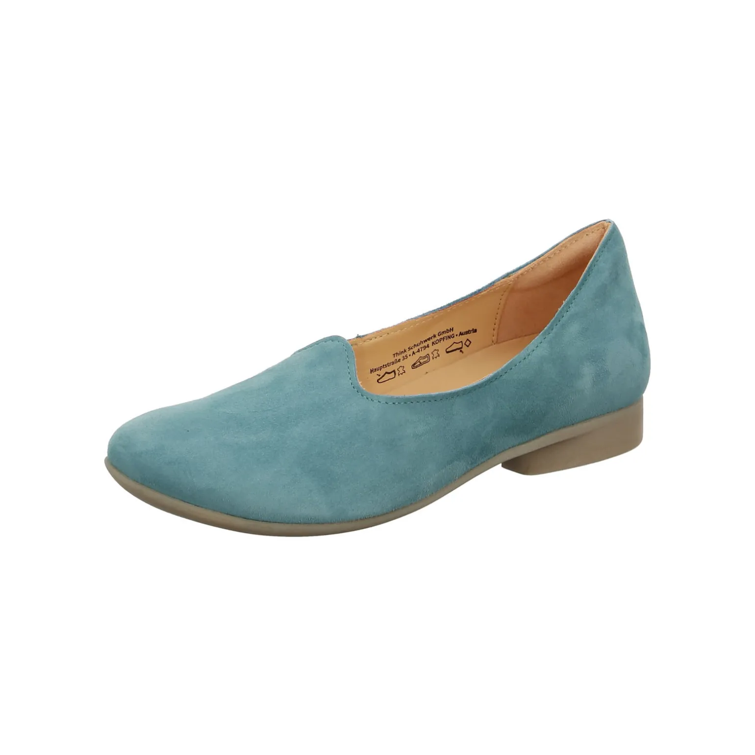 Think chaussures Ballerines | Mocassins | Ballerines Guad 2 turchese