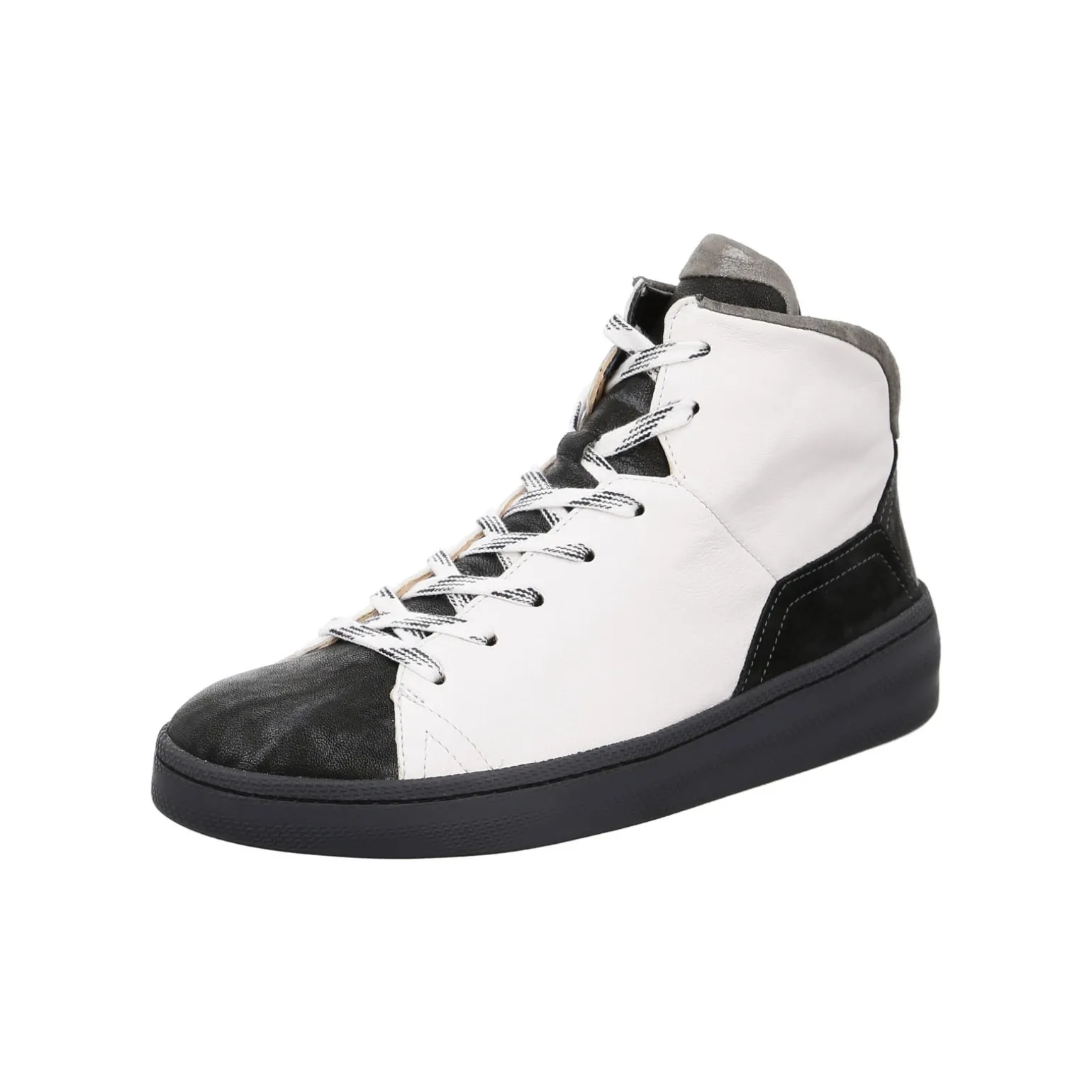 Think chaussures Sneakers | Bottines | Bottines Kumi noir blanc
