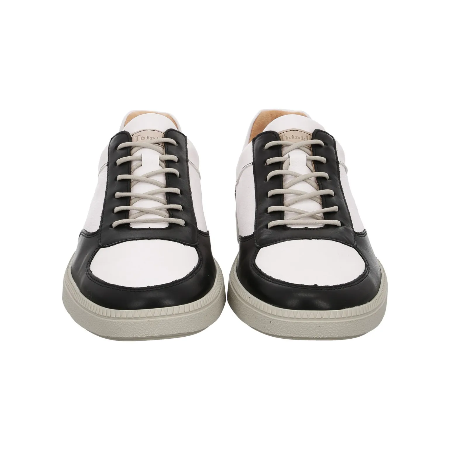 Think chaussures Turna | Sneakers | Chaussures lacet Turna blanc noir