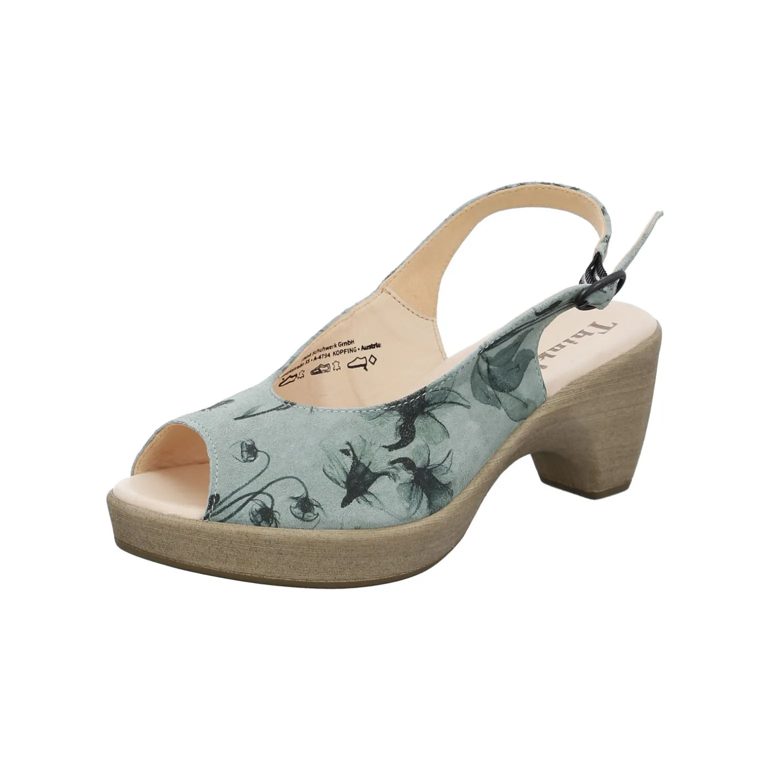 Think chaussures Sandales | Escarpins | Escarpins Zeppa verdolino