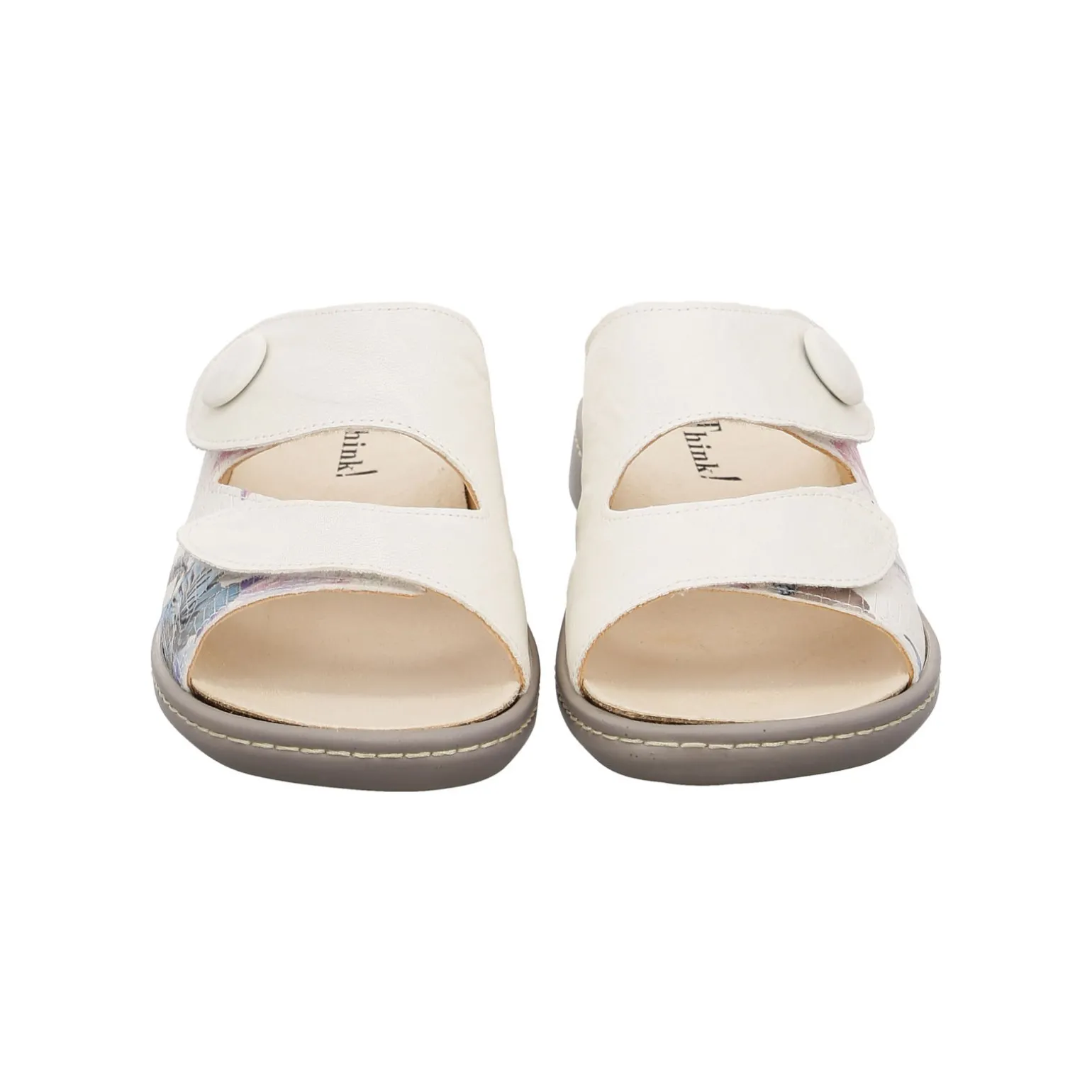 Think chaussures Mules & Sabots | Mules Camilla ivoire