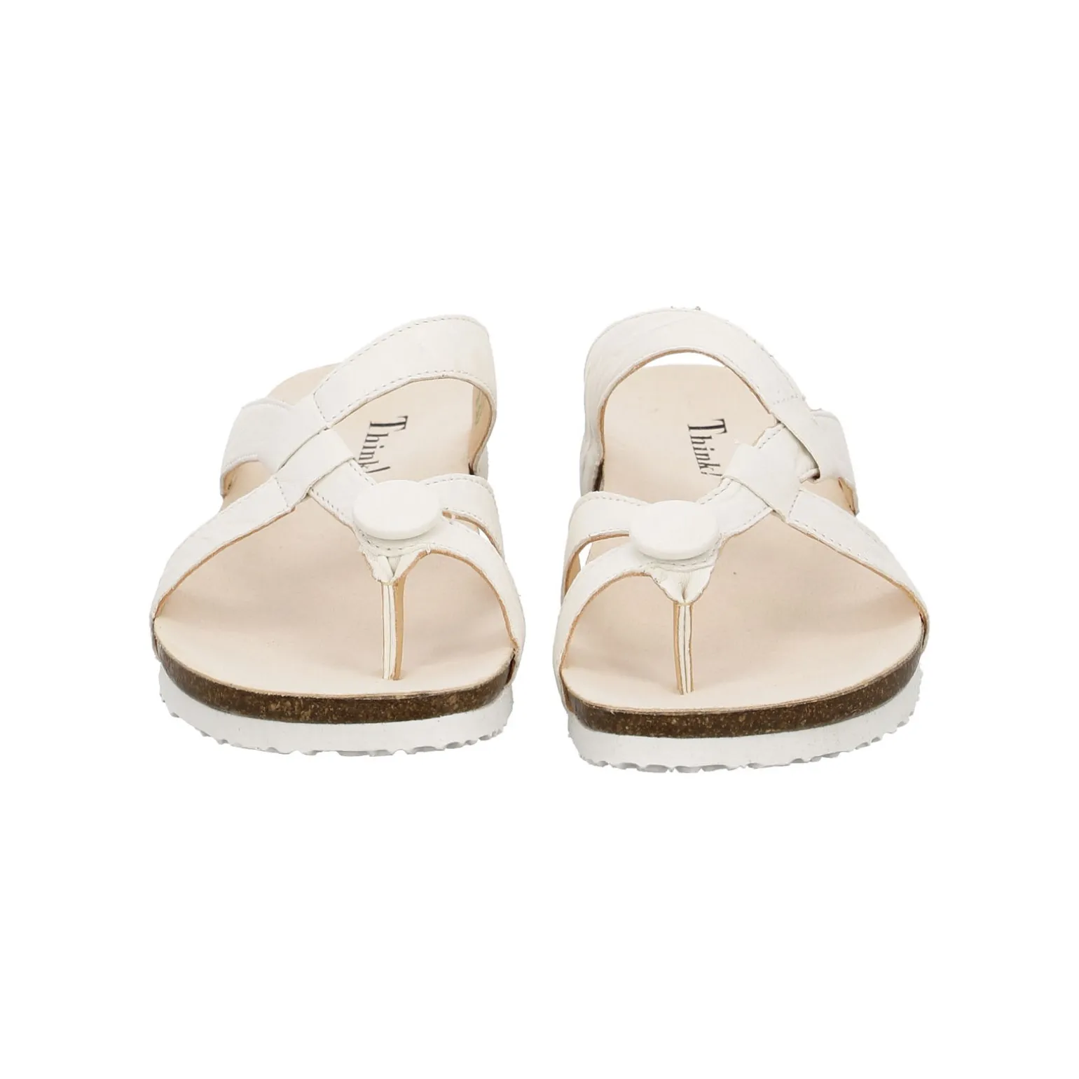 Think chaussures Mules & Sabots | Mules Julia ivoire