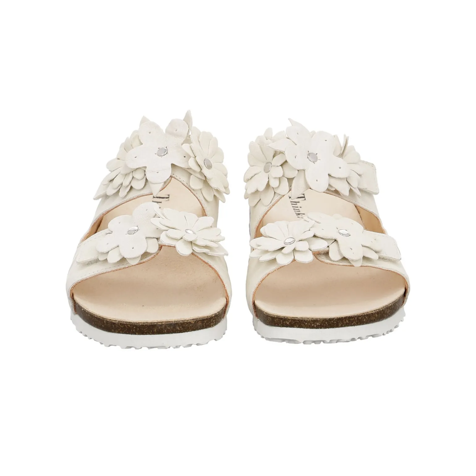 Think chaussures Mules & Sabots | Mules Julia ivoire