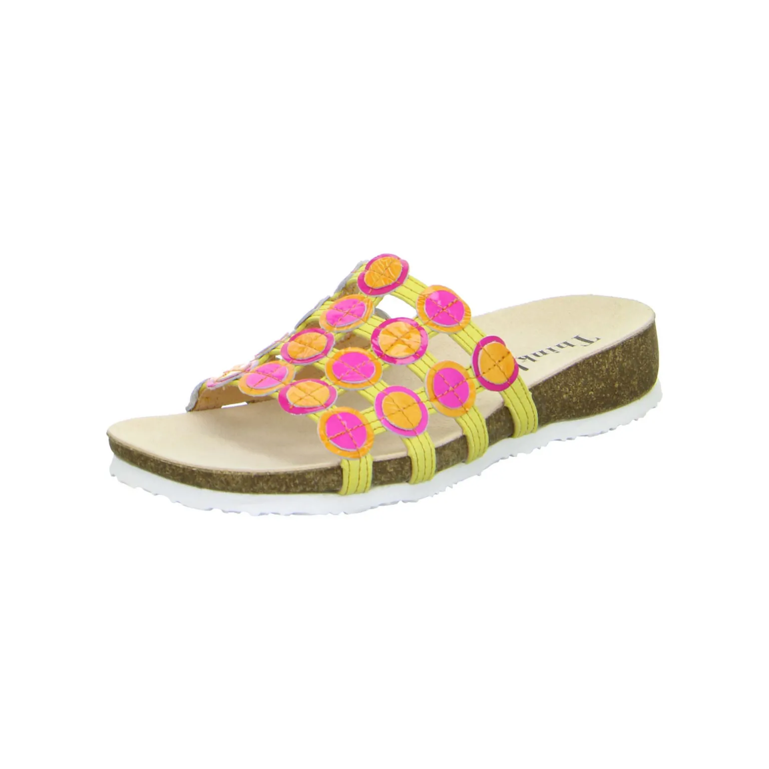 Think chaussures Mules & Sabots | Mules Julia noir citron