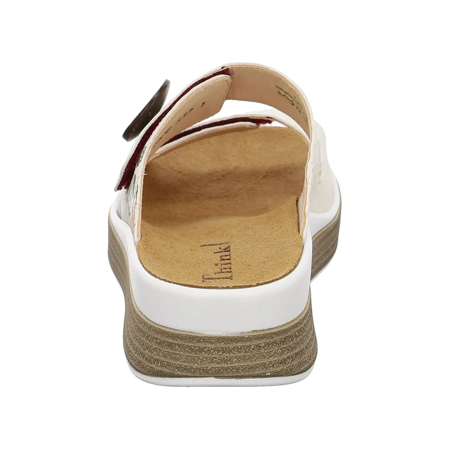 Think chaussures Mules & Sabots | Mules Meggie ivoire combi