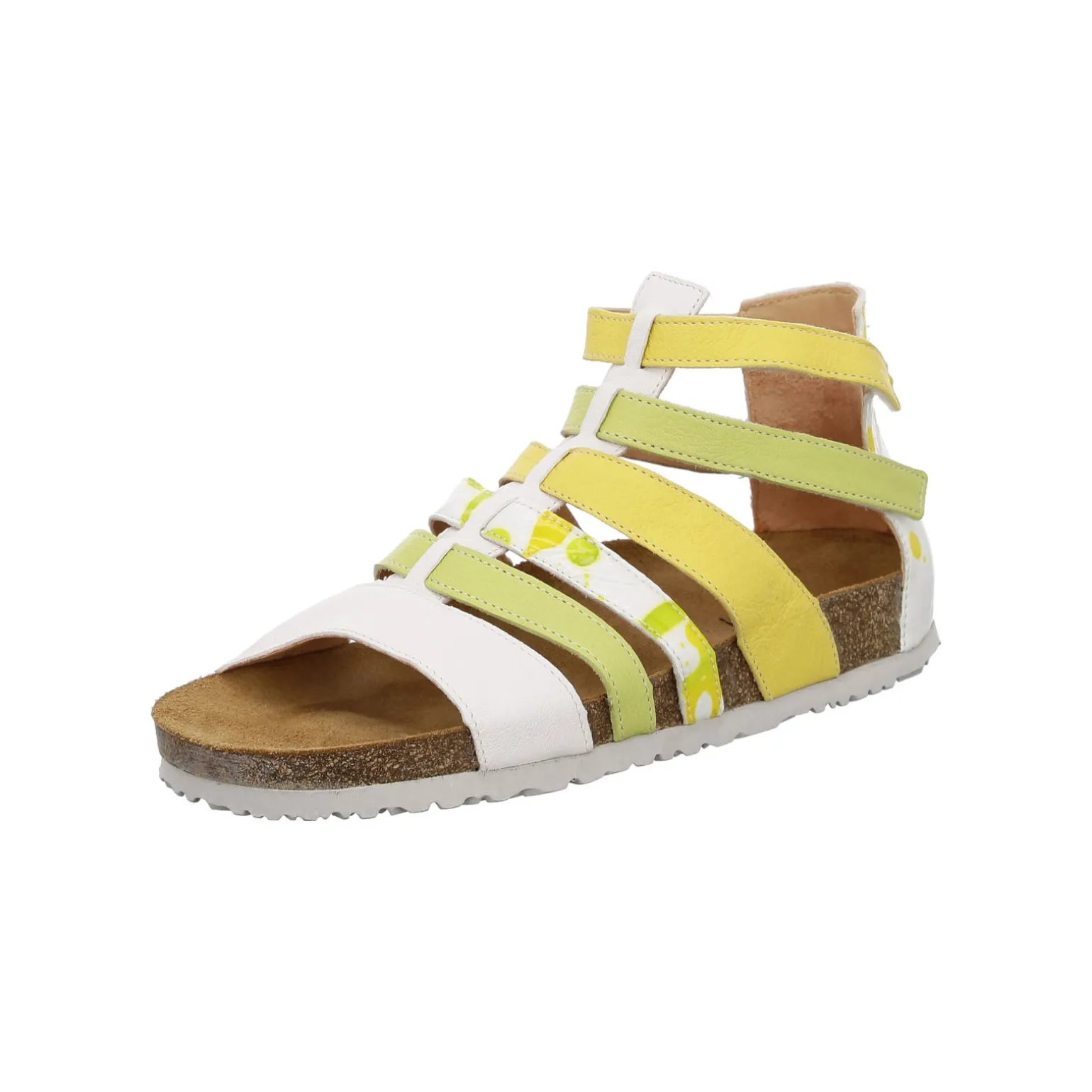 Think chaussures Sandales | Sandales blanc jaune