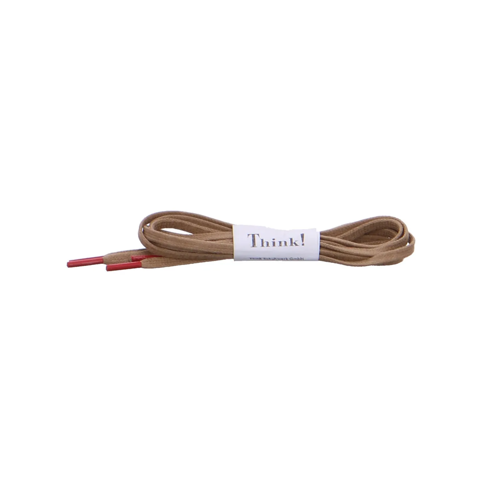 Think chaussures Lacets | Think lacets larges beige (4 mm)